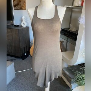 SOLD Rick Owens Naska Military Green Dark Dust Tank Top drkshdw joah brown goth